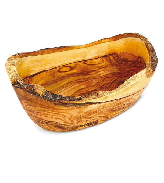 Ciotola In Legno D'Ulivo 'La Rustica' - Per Snack, Tapas E Insalate, Lavorata A Mano - Foto 4
