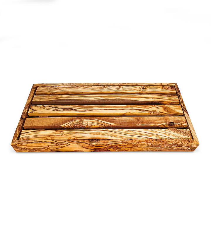 Tagliapane con fondo in legno d'ulivo